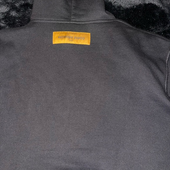 Black on black staples edition Mens Louis Vuitton hoodie size XS never washed - Picture 1 of 6